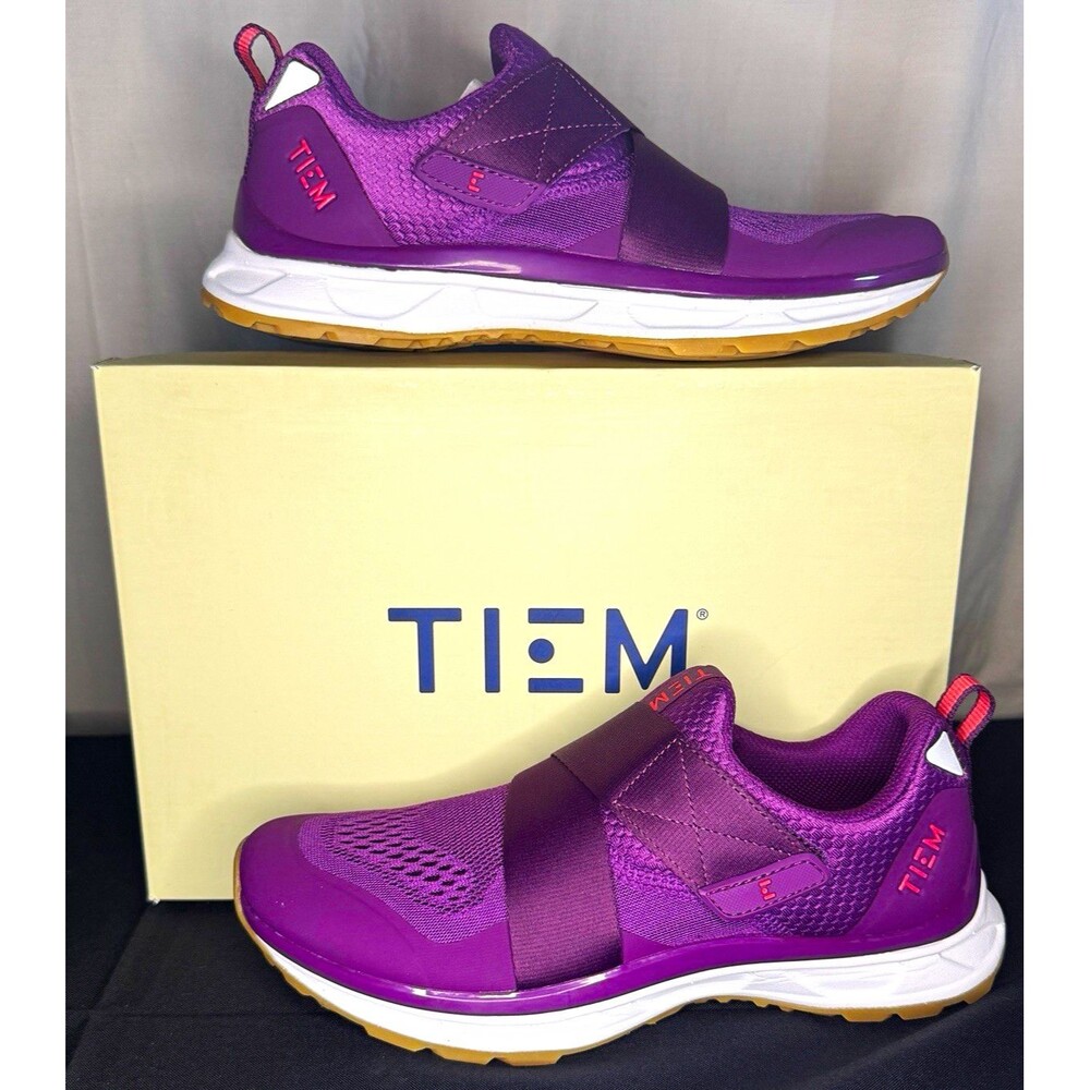 RARE DISCONTINUED TIEM Slipstream Women Cycling Shoes  Sangria Purple Size 8
